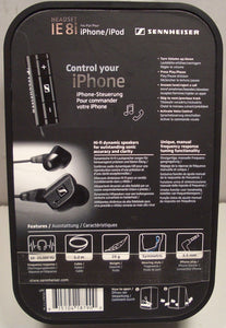 Sennheiser Ie8i Headset Mic Top Of The Line Earbuds Noise Isolation Apple