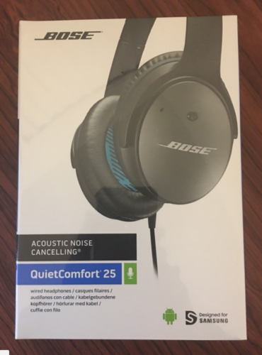 QC QuietComfort Noise headphune Cancelling Black/Whit Headphones – Android 25 Bose