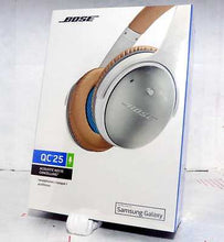 Bose QuietComfort QC 25 Android Noise Cancelling Headphones Black/White Wired