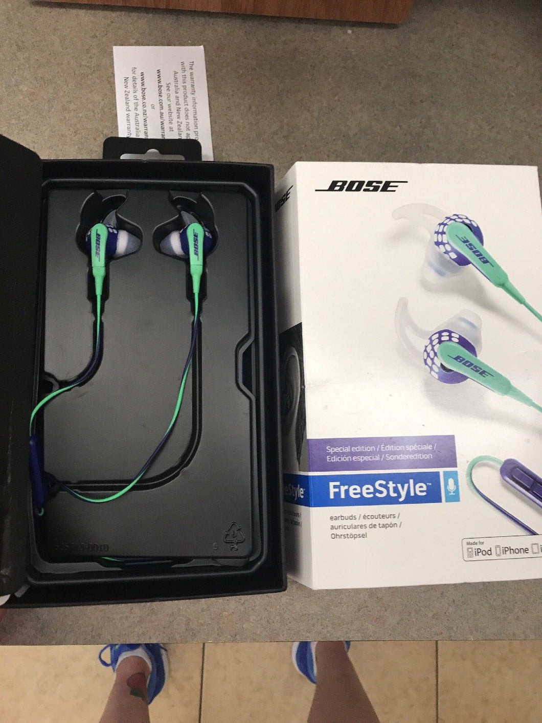 Bose FreeStyle In-Ear Only Headphones - Indigo