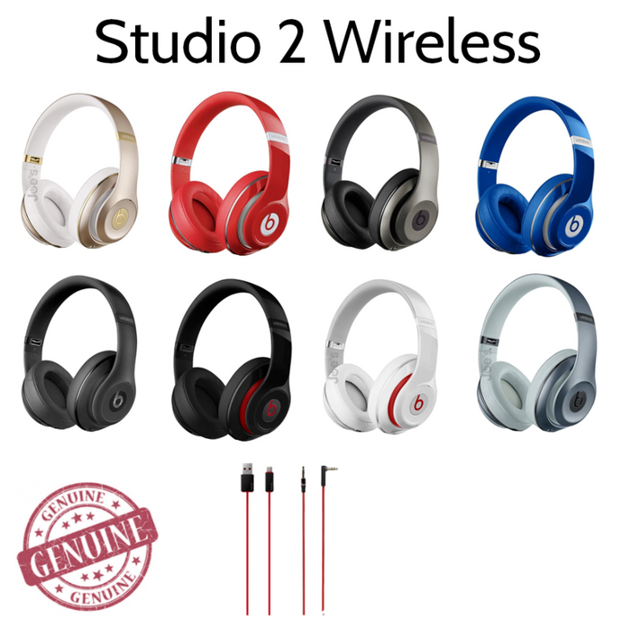 Beats by Dr. Dre Studio 2 2.0 Wireless Headphones Over-Ear Noise Cancellation